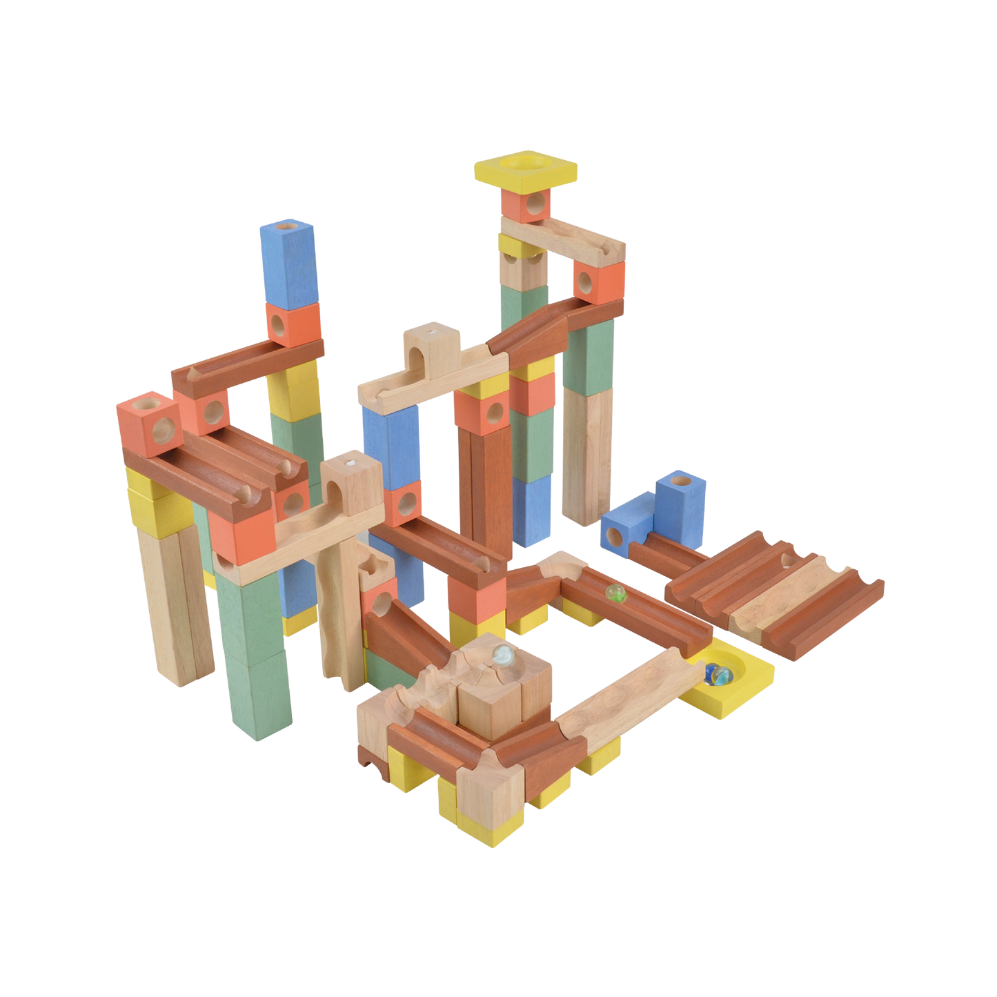 CONSTRUCTION MARBLE TRACK (PASTEL)