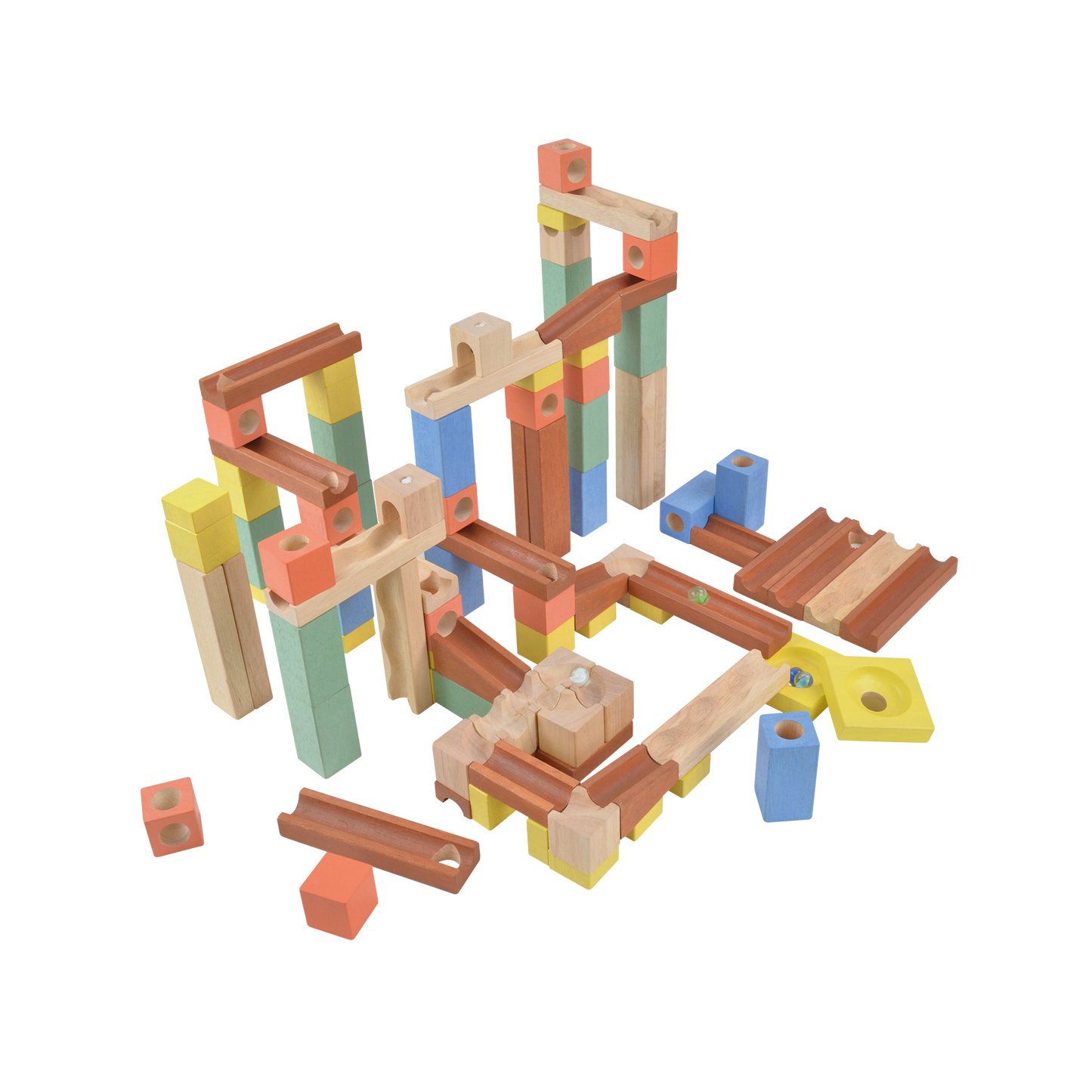 CONSTRUCTION MARBLE TRACK (PASTEL)