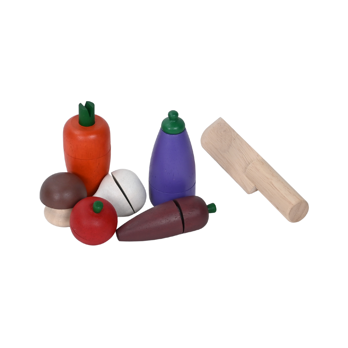 VEGETABLES PLAY SET (SOLID COLORS)