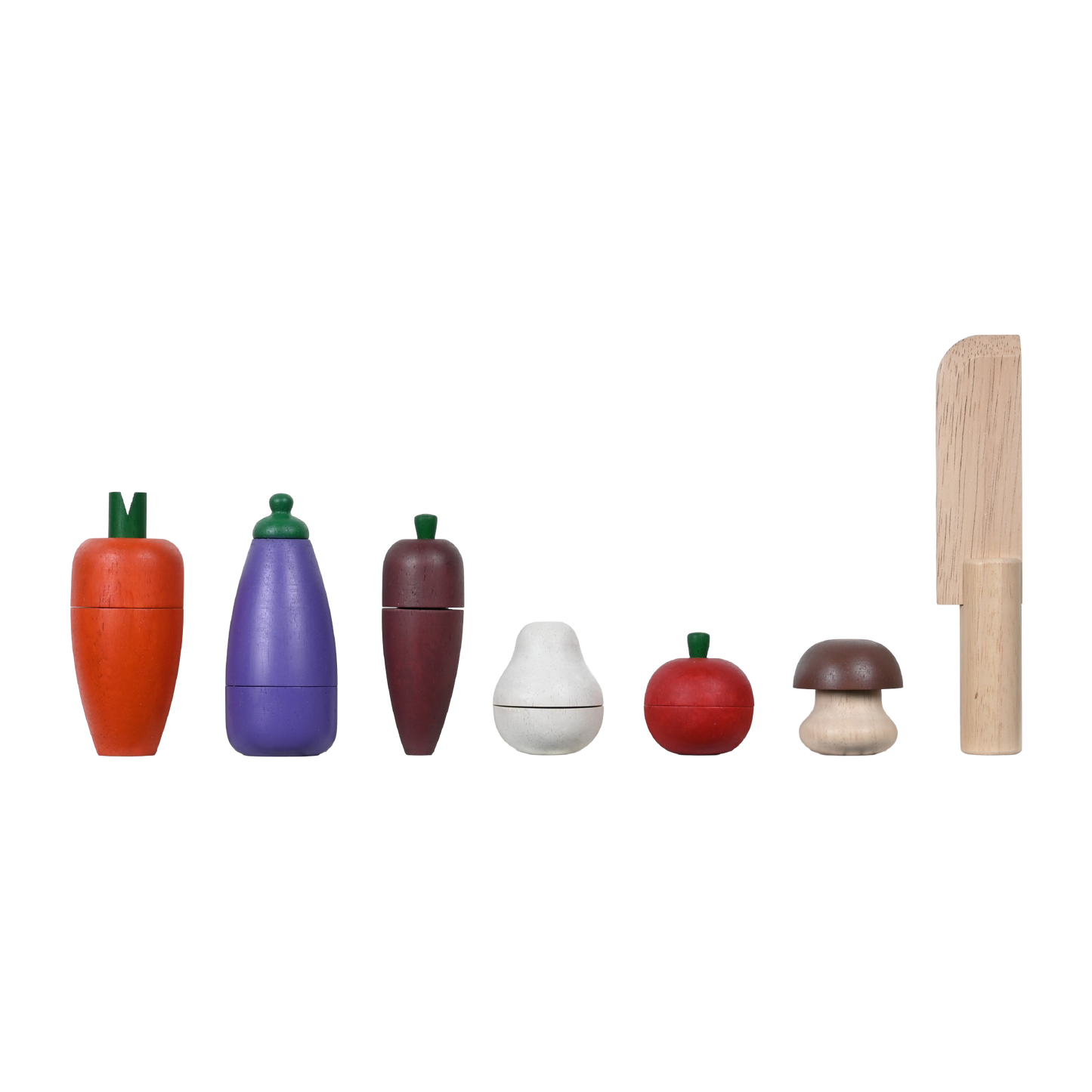 VEGETABLES PLAY SET (STAINED COLORS)