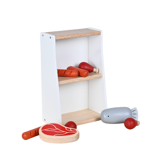MEAT AND FISH CRATE (STAINED COLORS)