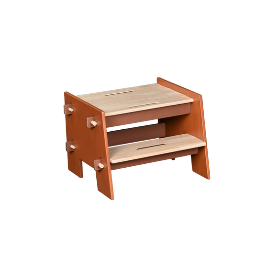 DOWEL STEPPING STOOL (NATURAL)