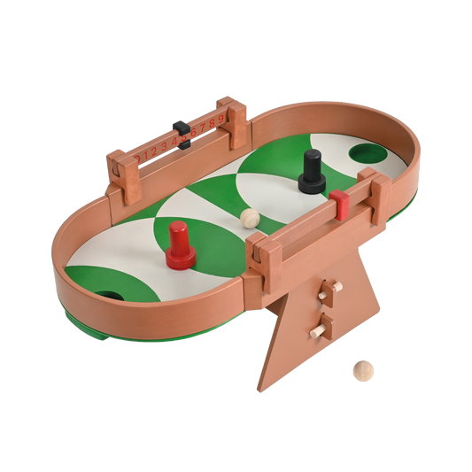 A basic game of table football is a race to 9 goals. Matches can be played where winning 2 out of 3, or 3 out of 5 games wins the match. 