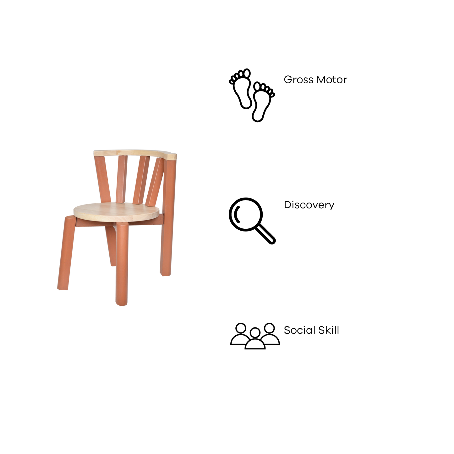 NATURAL SOLID LOUNGE CHAIR