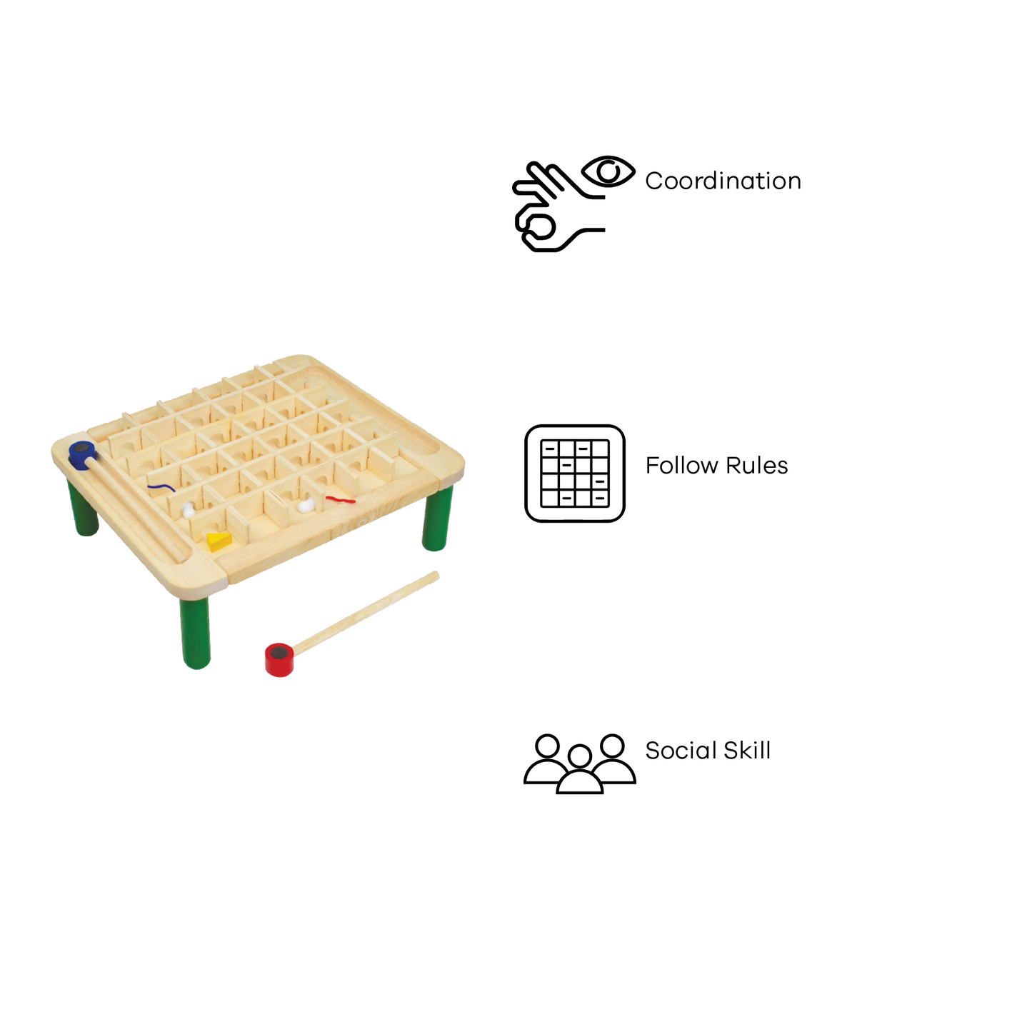 MAGNETIC DRAGGING MAZE