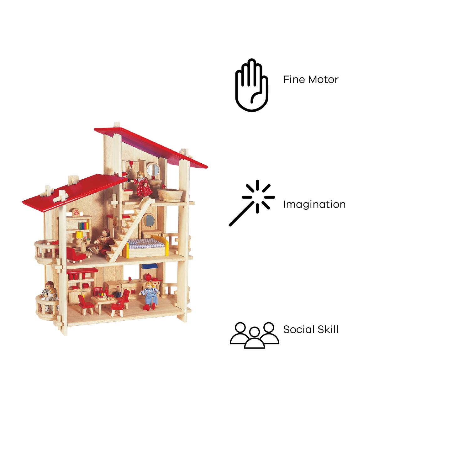 MULTI LEVEL DOLLHOUSE