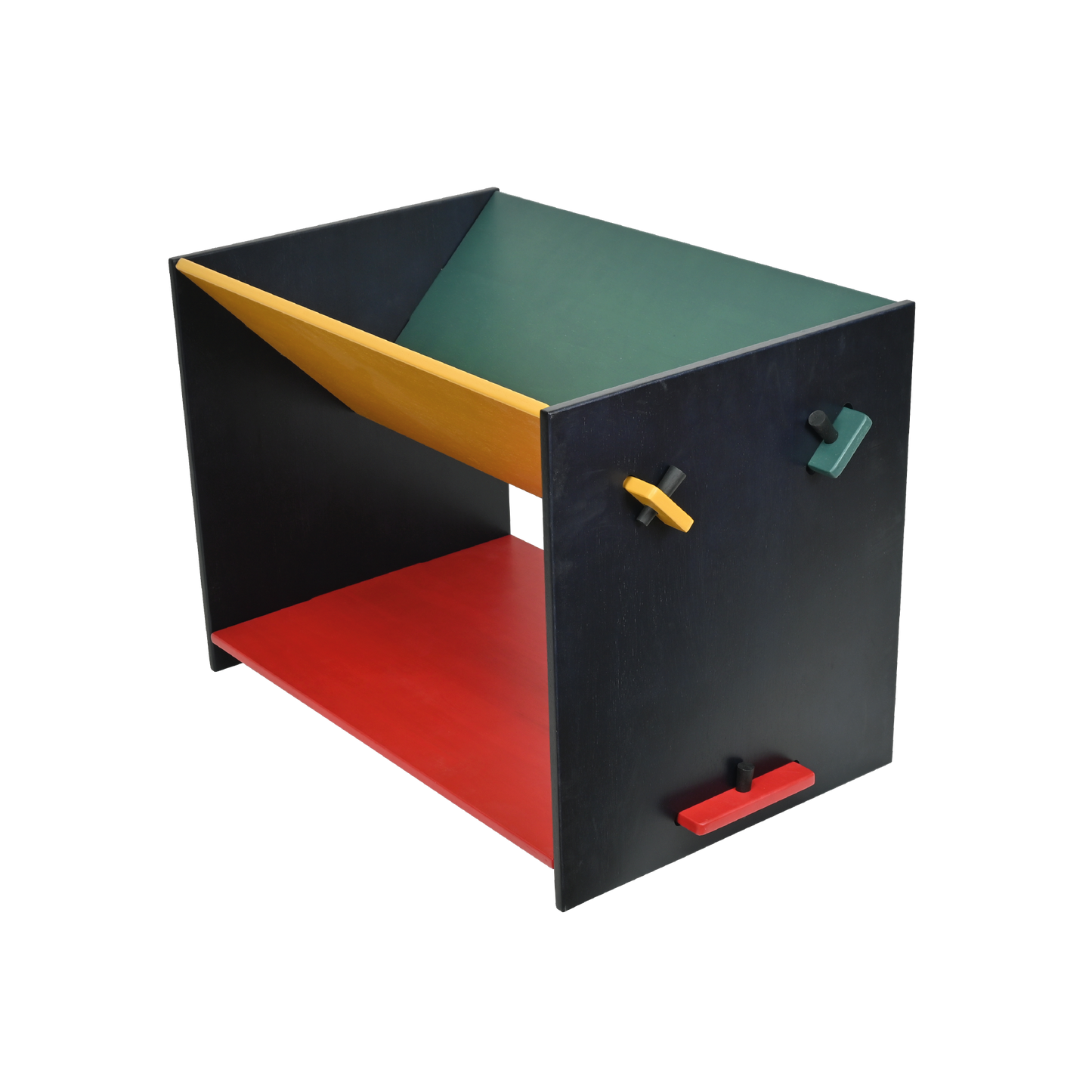 DOWEL BOOK CADDY (COLOR BLOCK)