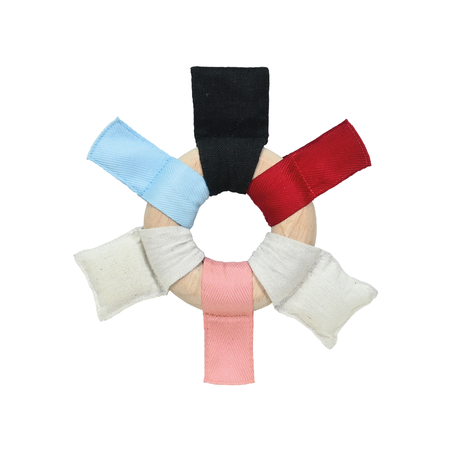 SENSORY RIBBON RING (BLUE PINK RED)