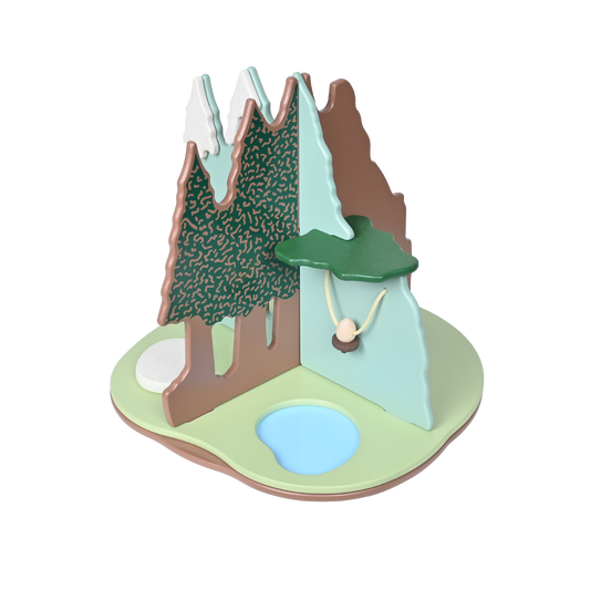 WOODLAND ANIMAL SCENE