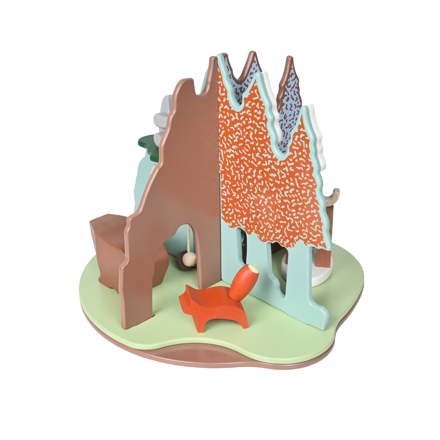 WOODLAND ANIMAL SCENE