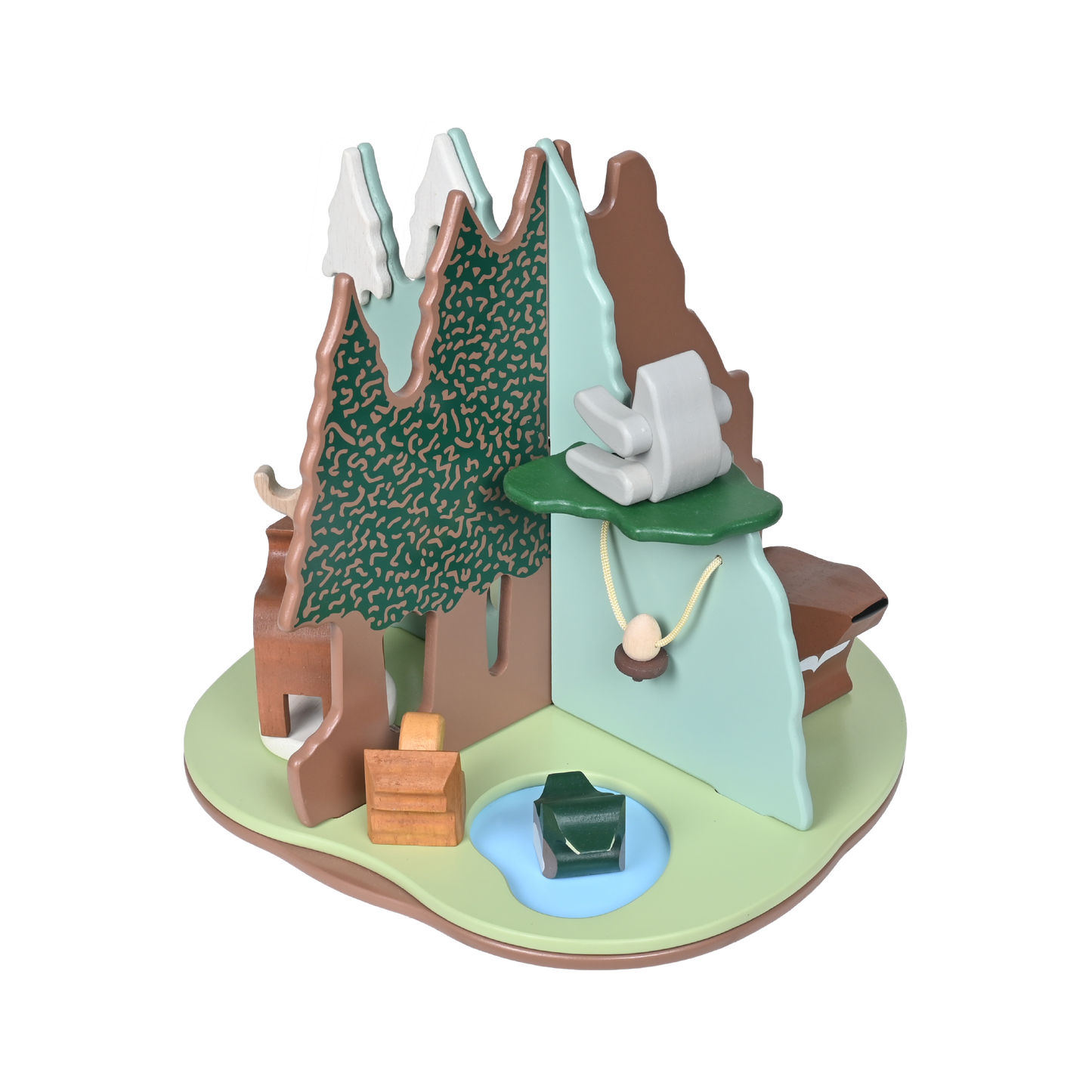 WOODLAND ANIMAL SCENE