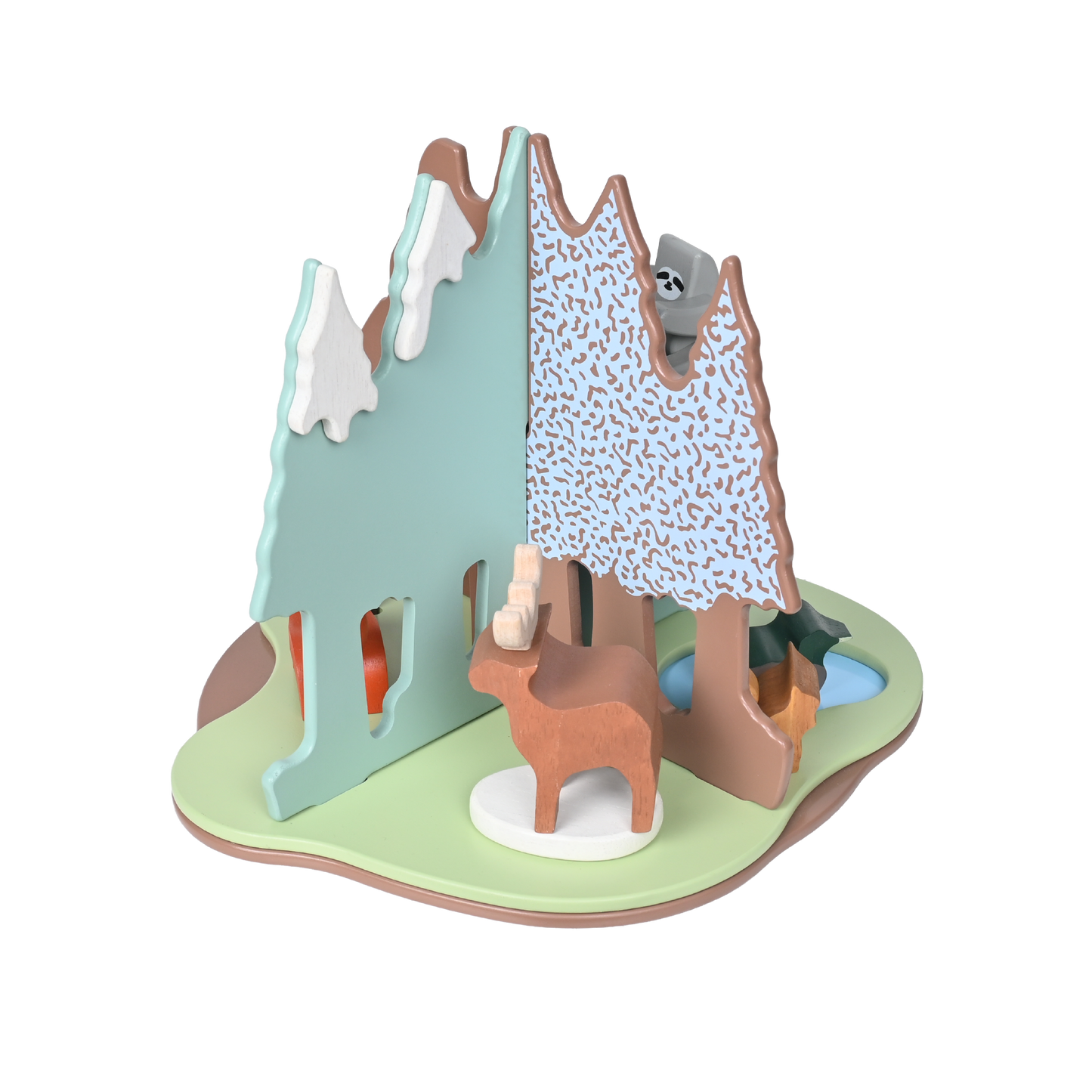 WOODLAND ANIMAL SCENE