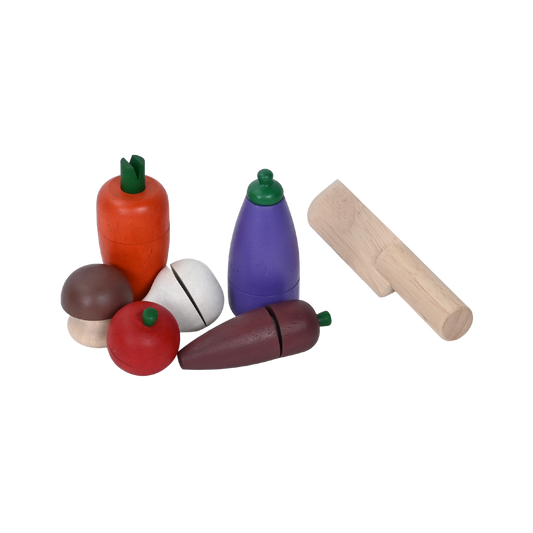 VEGETABLES PLAY SET (STAINED COLORS)