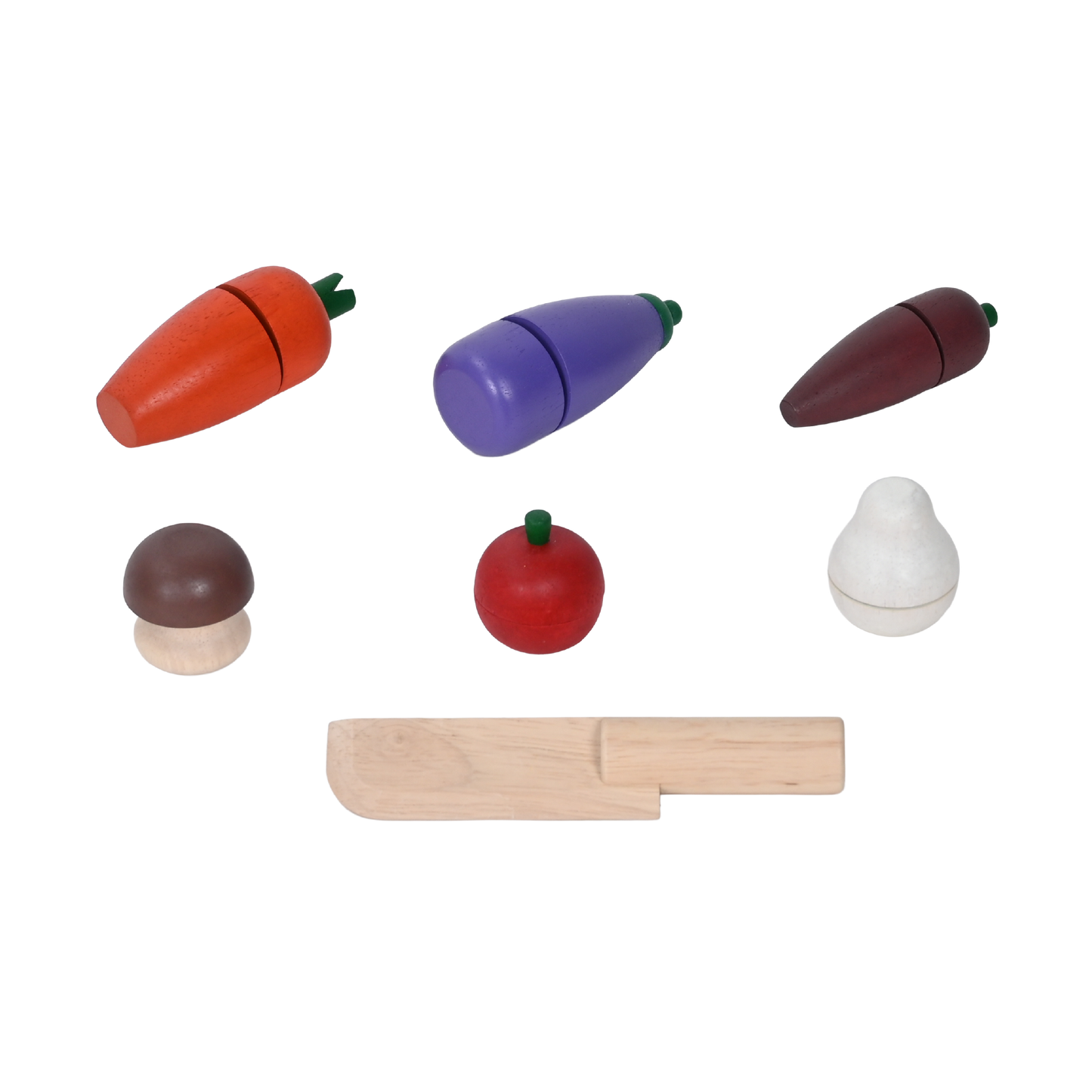 VEGETABLES PLAY SET (STAINED COLORS)