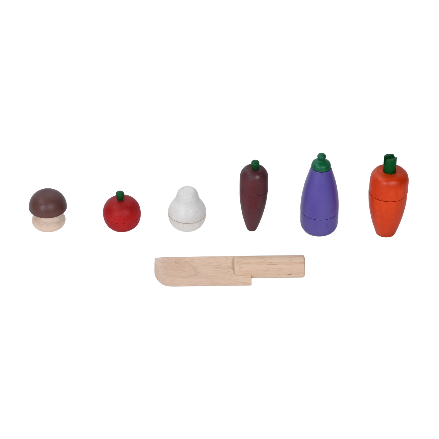 VEGETABLES PLAY SET (STAINED COLORS)