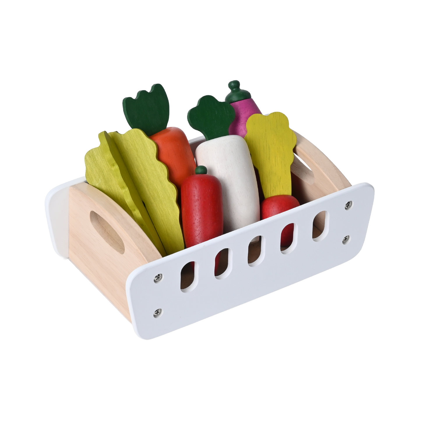 VEGETABLES CRATE (STAINED COLORS)