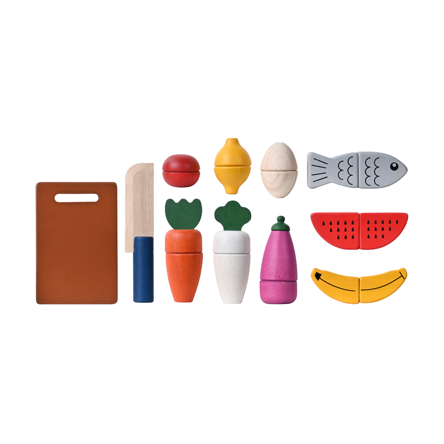 CUT FOOD CRATE (STAINED COLORS)
