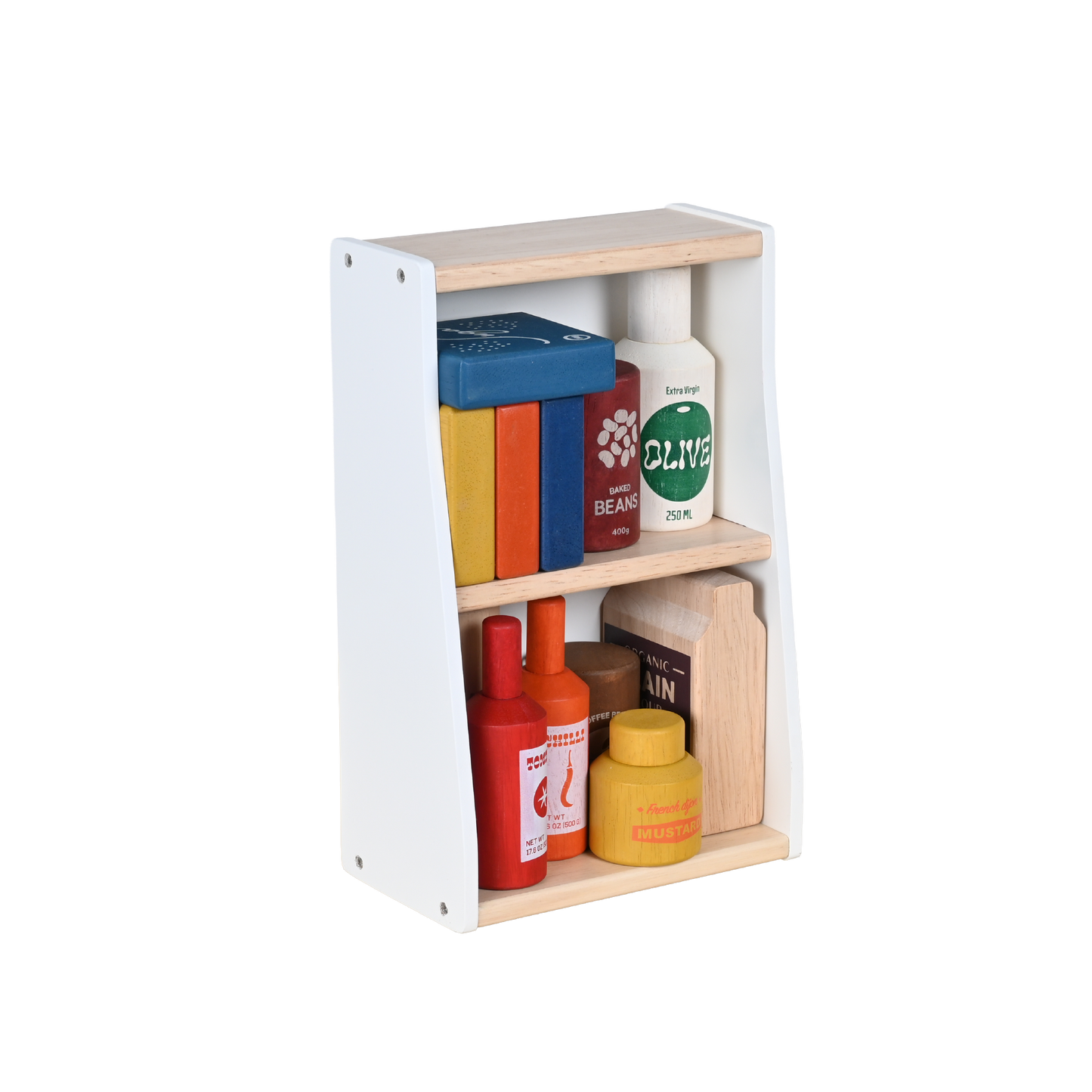 GROCERY CRATE (STAINED COLORS)
