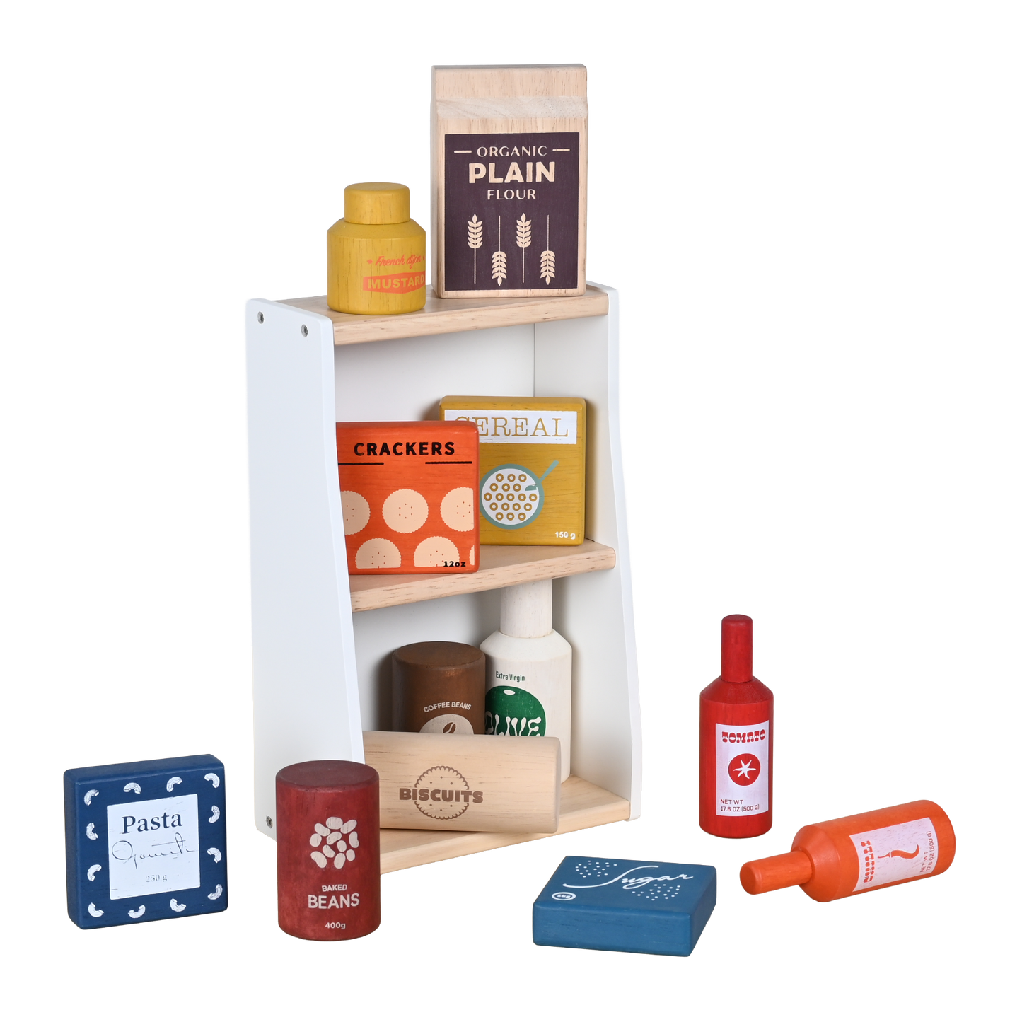 GROCERY CRATE (STAINED COLORS)
