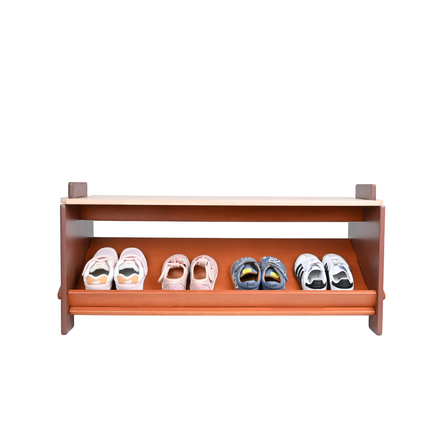 DOWEL SHOE BENCH (NATURAL)