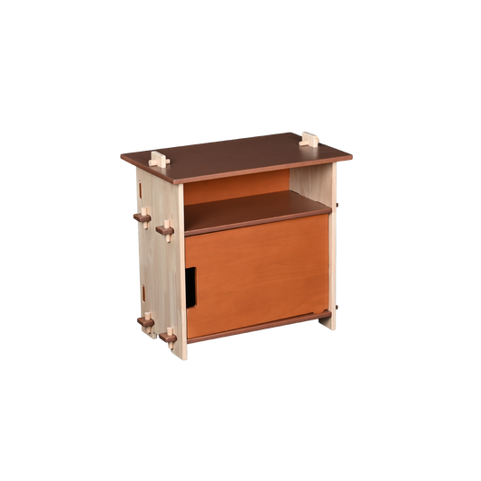 DOWEL NIGHTSTAND (NATURAL)