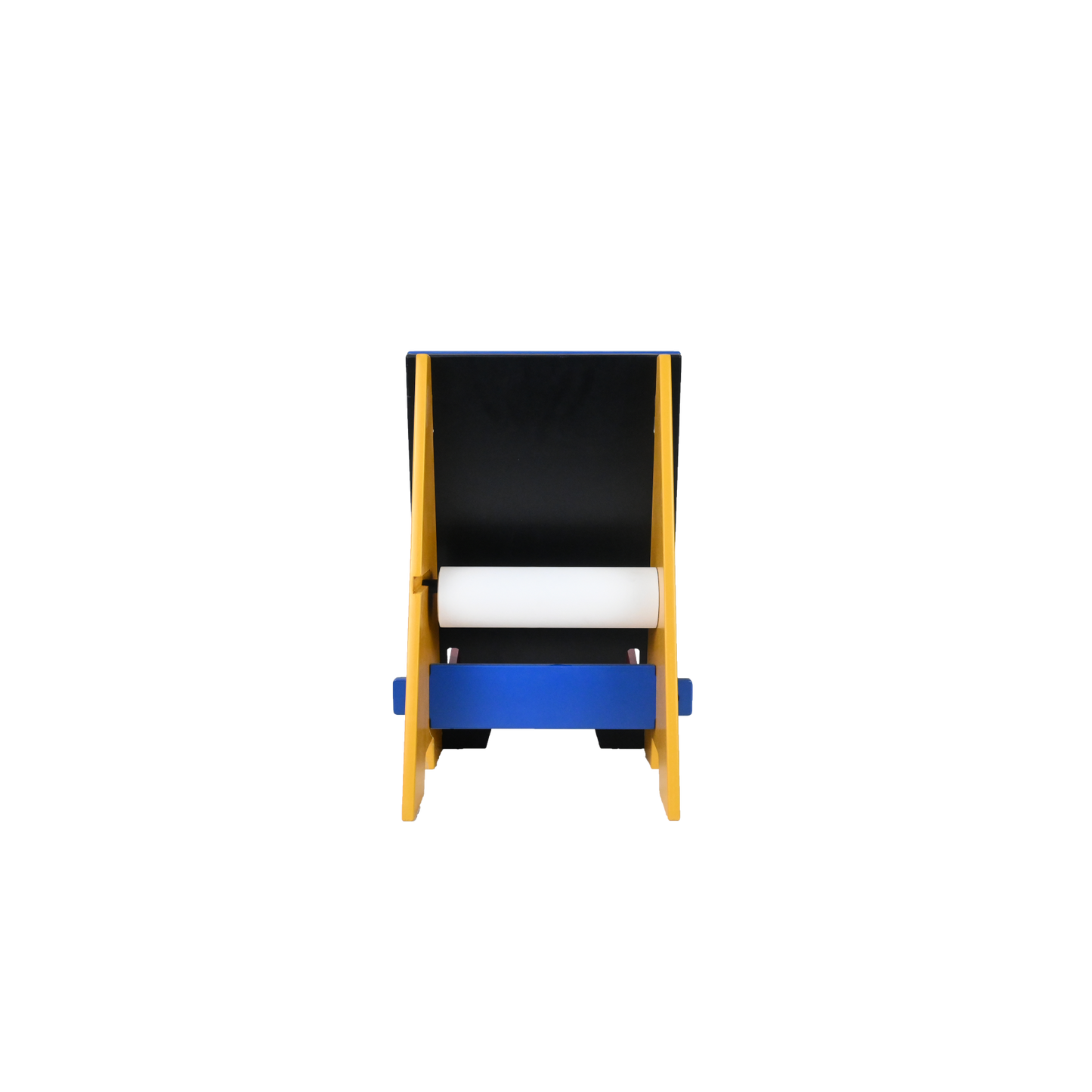DOWEL TABLETOP EASEL (BRICK AND BLUE)