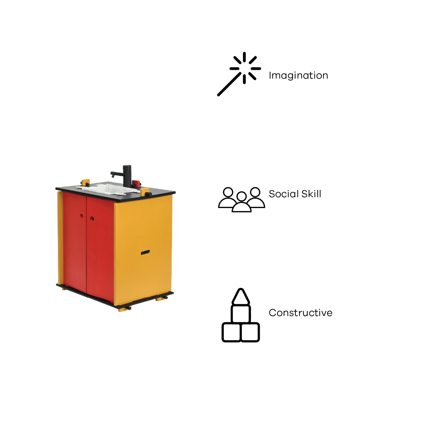 DOWEL SINK UNIT (COLOR BLOCK)