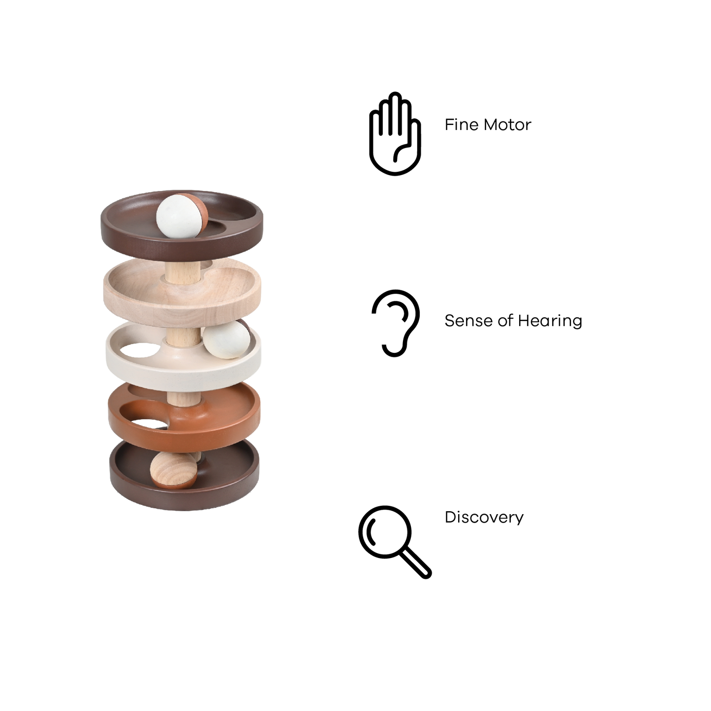 ROLL AND DROP TOWER (NATURAL)