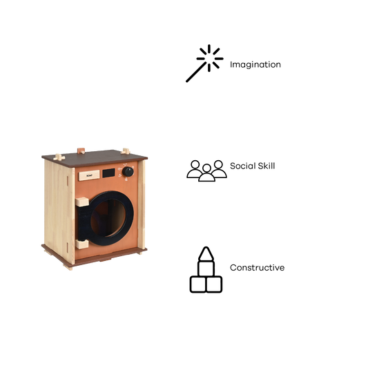 DOWEL WASHING MACHINE (NATURAL)