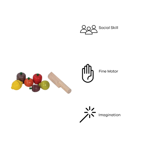 FRUIT PLAY SET (STAINED COLORS)
