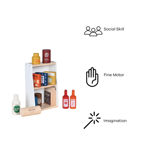 GROCERY CRATE (STAINED COLORS)