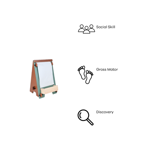 DOWEL TABLETOP EASEL (NATURAL)