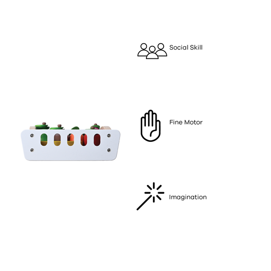 FRUITS CRATE (STAINED COLORS)