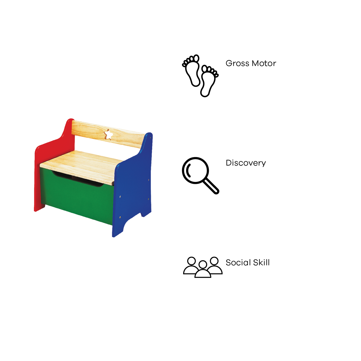BENCH TOY BOX