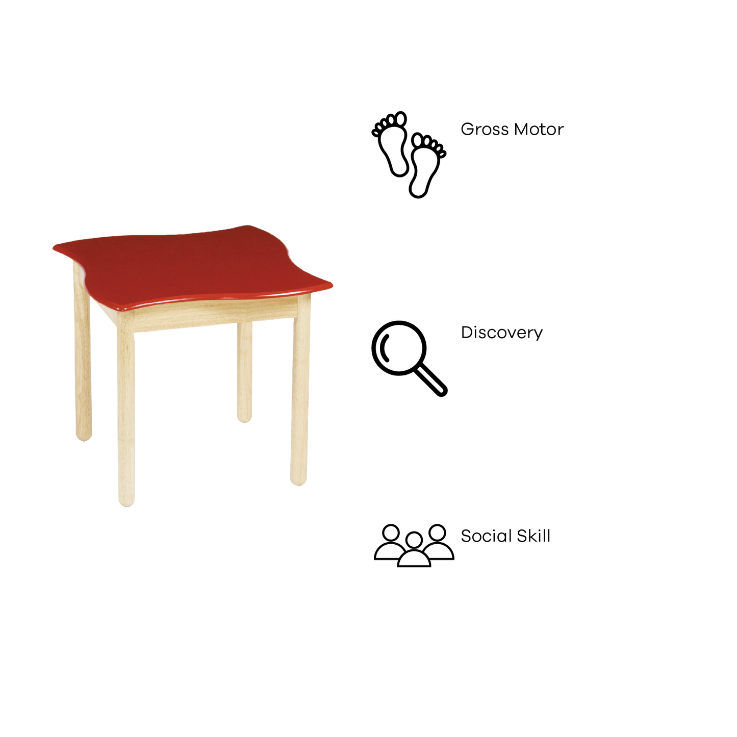 SQUARE WAVY TABLE