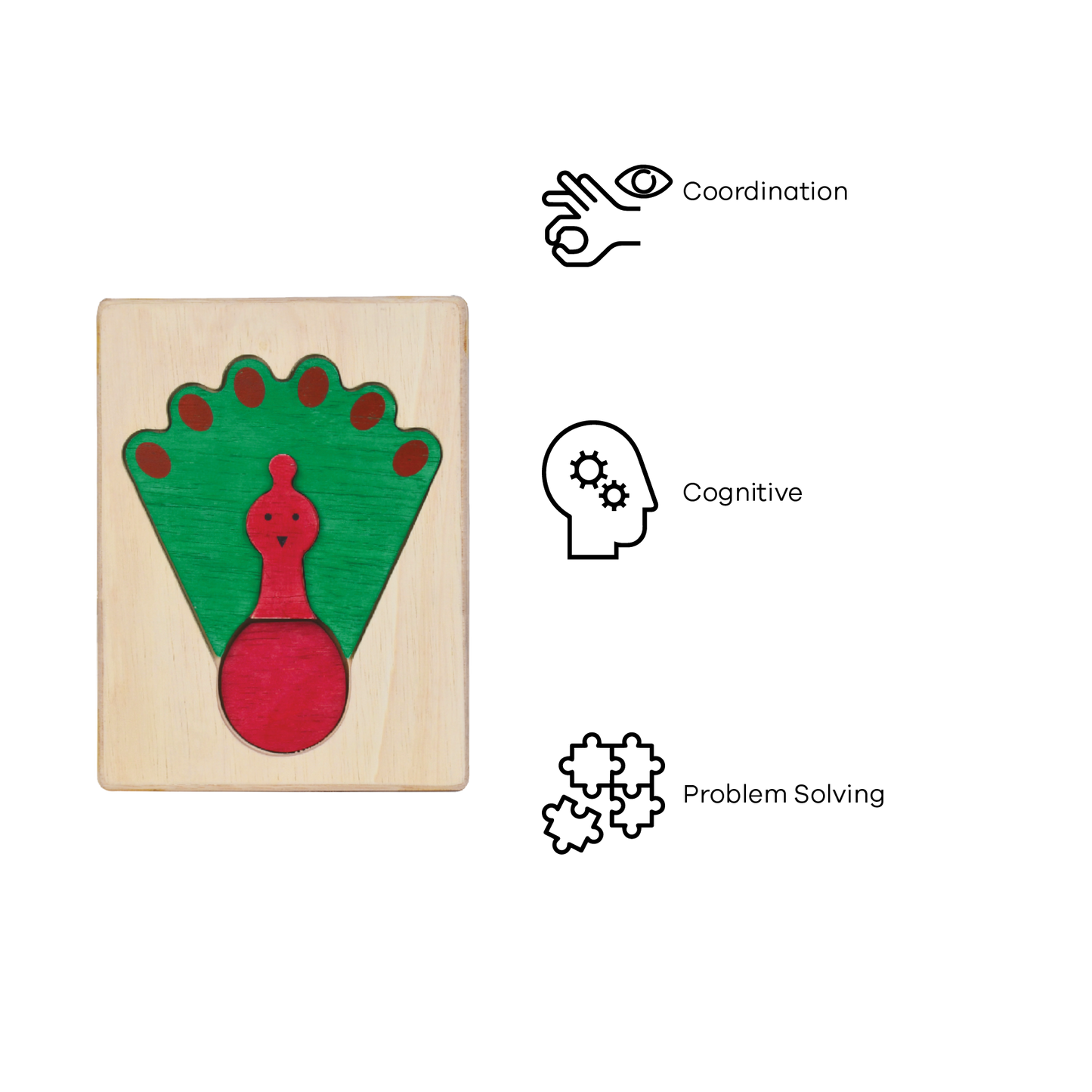 PEACOCK FIGURE PUZZLE