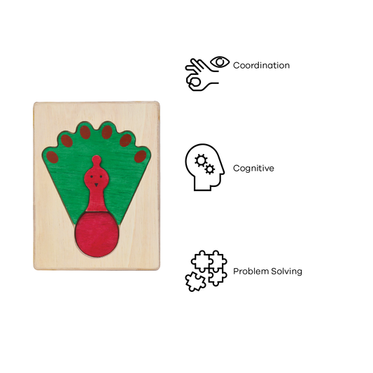 PEACOCK FIGURE PUZZLE