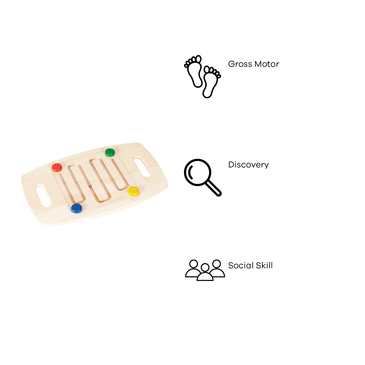 ZIG-ZAG BALANCE BOARD