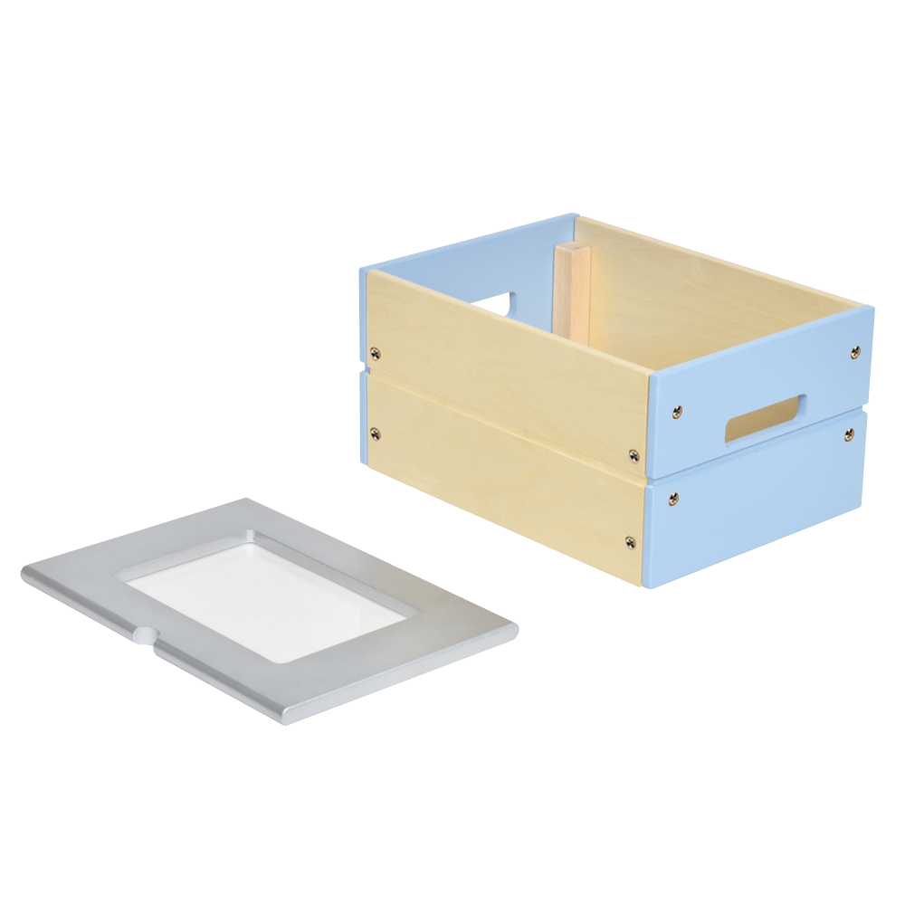 A toy ice cream shop set with various pretend ice cream cones and popsicles in different colors.