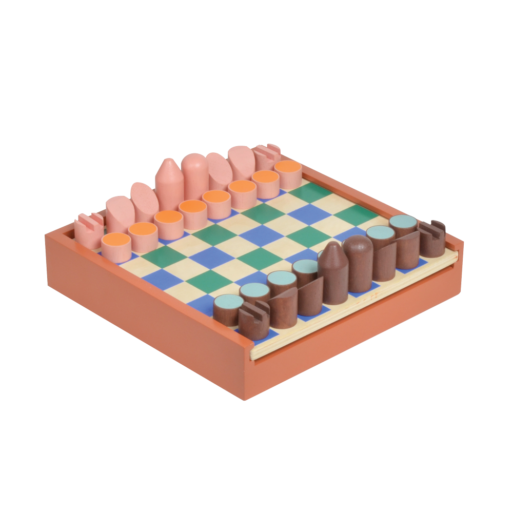DOUBLE SIDED CHESS CHECKER