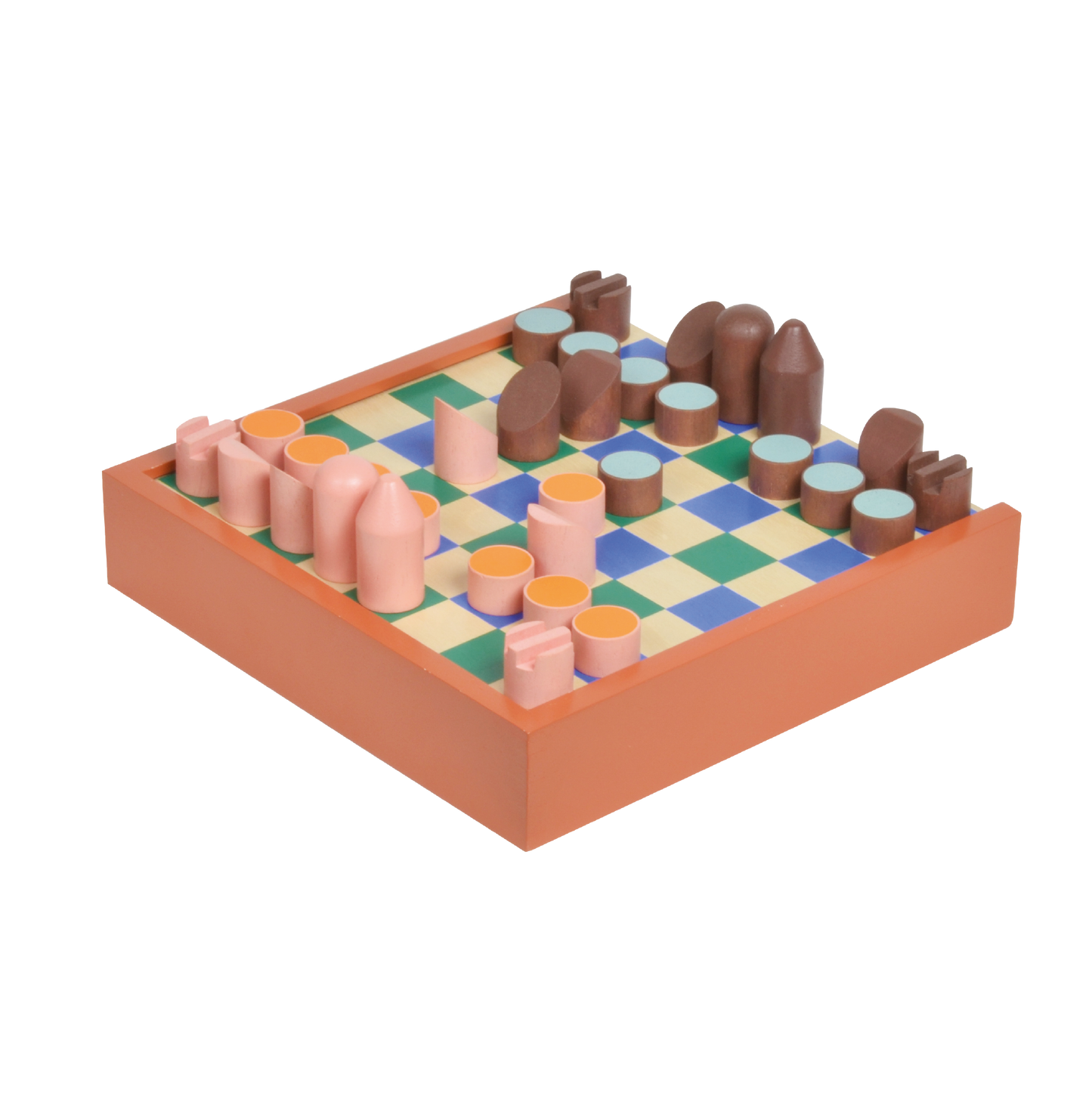 DOUBLE SIDED CHESS CHECKER