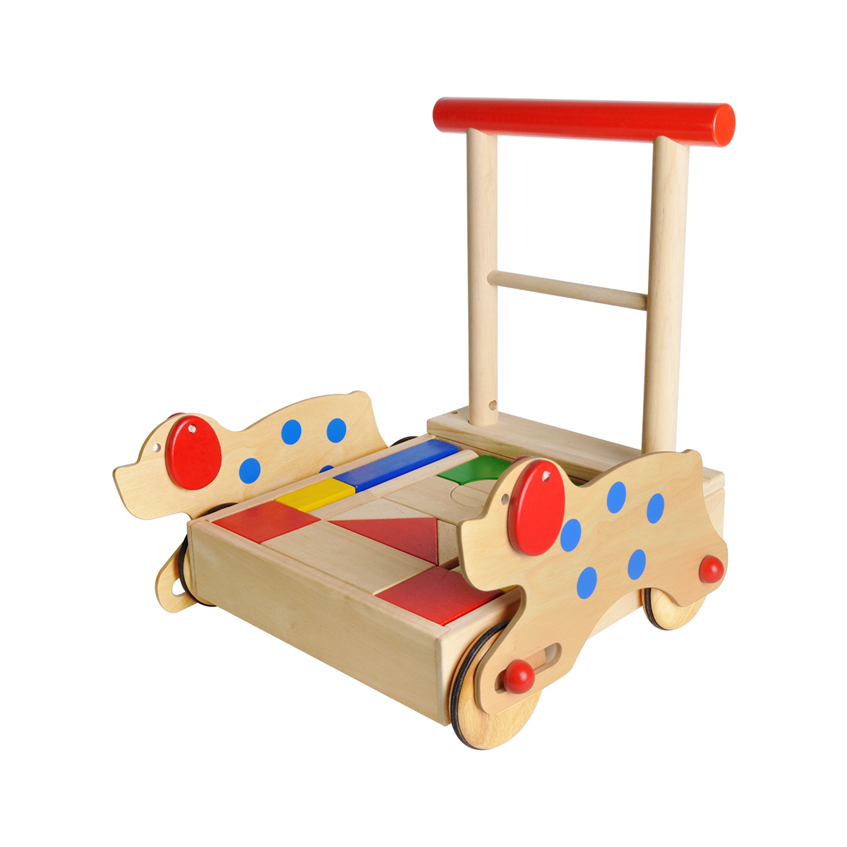 WALKER WITH BLOCKS